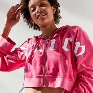 Juicy couture X Urban outfitters crop hoodie